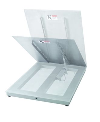 PFA579lift-D1500A Scala per pavimenti in acciaio inossidabile per pulizia e manutenzione efficienti