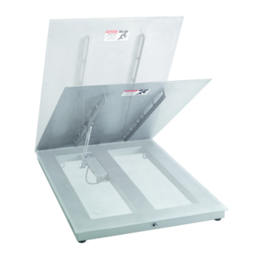 Bilancia industriale robusta PFA579lift-DS1500A con piattaforma di carico pieghevole per un facile stoccaggio