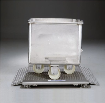 Bilancia da pavimento in acciaio inossidabile 2888S-SS | 0.5K | Piattaforma di pesatura per impieghi gravosi da 24x24 pollici