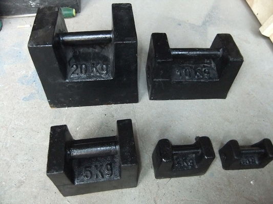 Calibrazione di precisione Peso di prova standard di calibrazione in ghisa in acciaio inossidabile