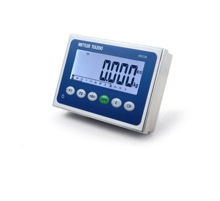 Terminale di pesatura METTLER TOLEDO IND236 – Indicatore in acciaio inossidabile per bilance da banco e da pavimento