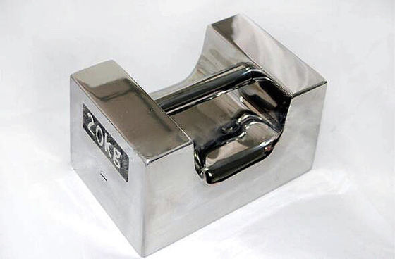 Maniglia industriale della presa del blocchetto ss 10KG F1 dei pesi della prova del peso di calibratura della scala